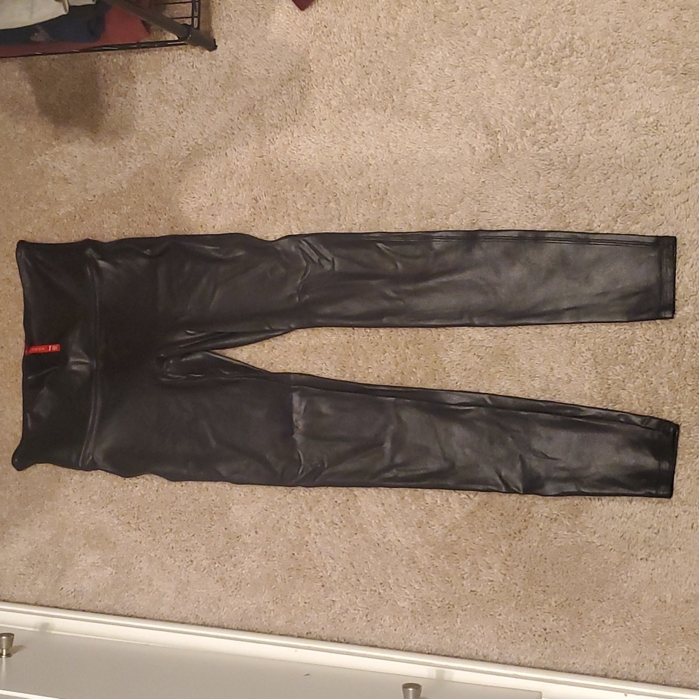 Spanx Faux Leather Leggings